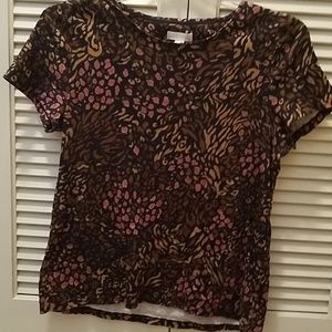 SALE! Charter Club Print Top FINAL MARKDOWN